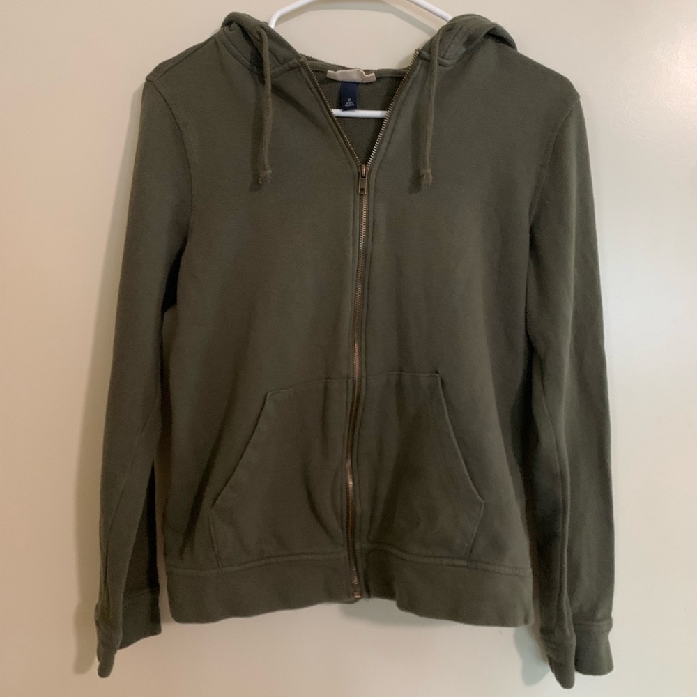 Universal Threads XS Olive Green Zip Up Hoodie